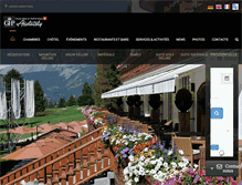 Tablet Screenshot of grand-hotel-du-golf.ch